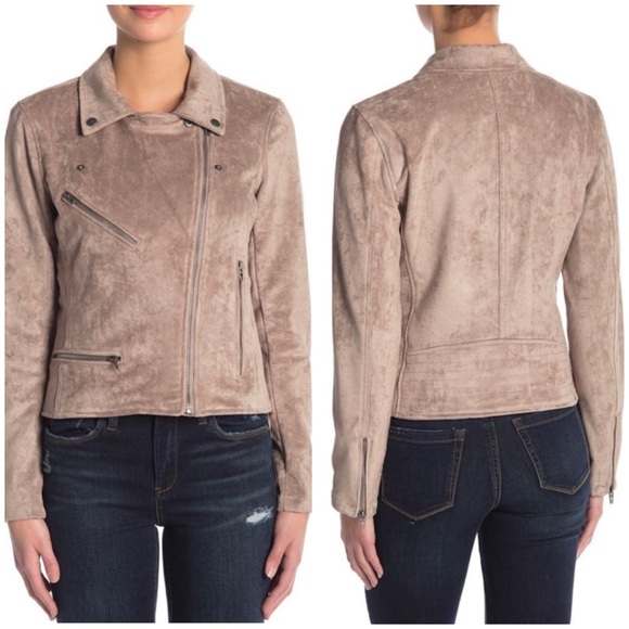 BLANKNYC Faux Suede Moto Jacket - Picture 2 of 12